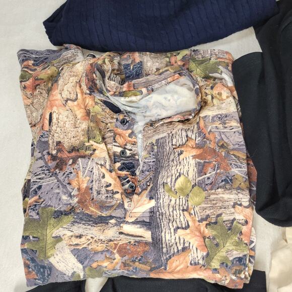 Vintage Mens Shirts Lot 2XL Button Up Casual Y2k Ben Sherman Zoo York Chaps Camo - Picture 6 of 16